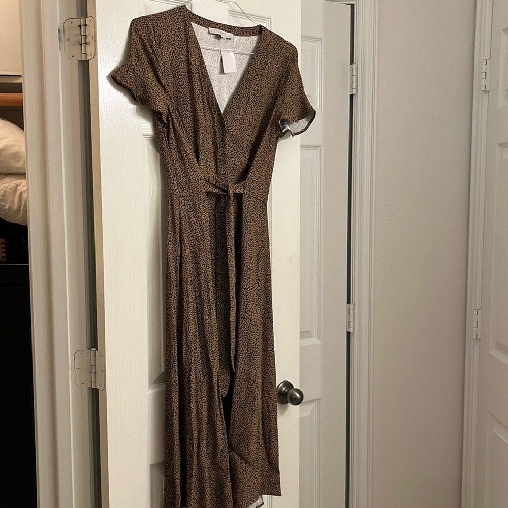 Loft leopard dress